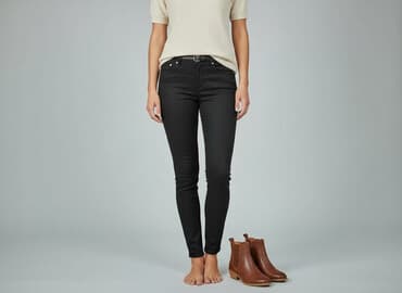 h m trampki czarne: H&M, Jeansy damskie, rozmiar S — 7