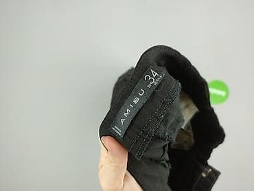 pull on trousers h: Amisu, Spodnie materiałowe damskie, rozmiar 2XS — 4