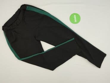czarne legginsy prążkowane: Legginsy Sportowe damskie, rozmiar M — 2