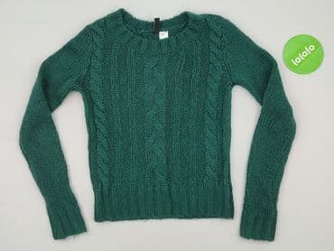 h m sweter w paski zielony: H&M Divided, Sweter damski, 2XS — 3