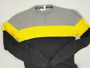 czarny sweter: Sweter dla mężczyzn, rozmiar XS — 1