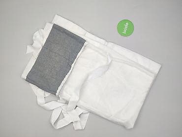 słupek na ubrania: Lniany fartuch kuchenny unisex - Klasyczny fason z prostym wiązaniem — 3