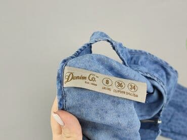 jeansy z asymetrycznym zapieciem: Denim Co, Kombinezon damski, rozmiar S — 4