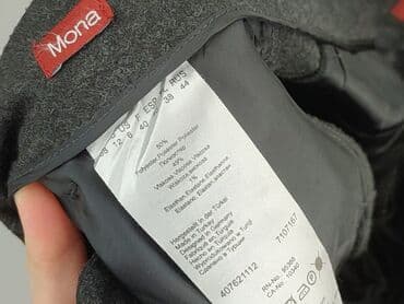 monnari czarne spodnie: Olsen, Spodnie materiałowe damskie, rozmiar M — 5