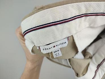 klapki carini: Tommy Hilfiger, Spodnie materiałowe damskie, rozmiar L — 4