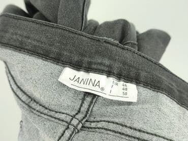 szare szerokie jeansy: Janina, Jeansy damskie, rozmiar XL — 4
