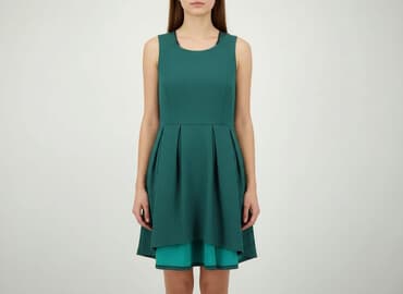 ciemnozielona sukienki: Sukienka damska, rozmiar S — 1