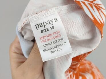 żółta plisowane spódnice: Papaya, Spódnica damska, 3XL — 6