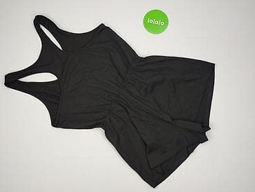 dkny kombinezon: Czarny damski kombinezon short SHEIN - Model: jednoczęściowy, krótkie — 3