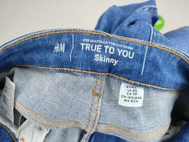customowe jeansy: H&M, Jeansy damskie, rozmiar XS — 4