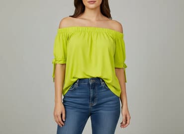 żółte bluzki mohito: Mohito, Women's blouse, size S — 1