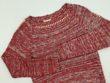 poliamid w swetrze: Red, Sweter damski, rozmiar One size — 1