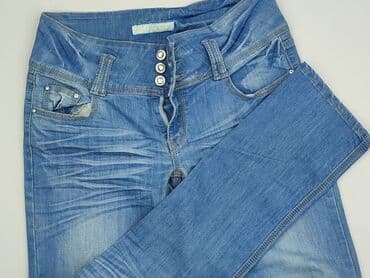 jeansy z asymetrycznym zapieciem: Dolce, Jeansy damskie, rozmiar XL — 1