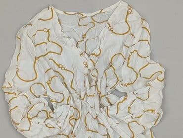 białe bluzki ze zlotym nadrukiem: Tunika damska, rozmiar S — 1