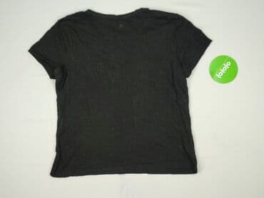 czarne t shirty w serek damskie: Primark, T-shirt damski, rozmiar L — 3