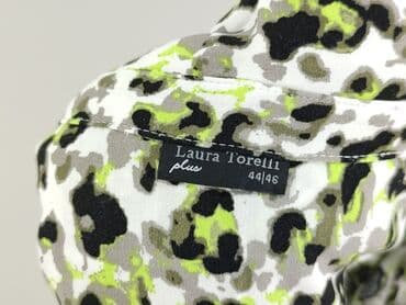 bluzki oversize plus size: Laura Torelli, Bluzka damska, rozmiar 3XL — 4