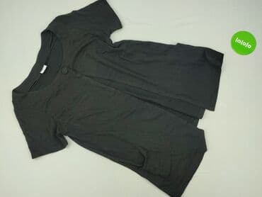 top z piórami czarny: Marks & Spencer, Tunika damska, rozmiar L — 2