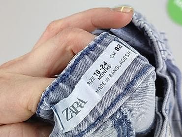 zara chusty: Spodnie jeansowe, Zara, 1.5-2 lat, 92, stan - Bardzo dobry — 4