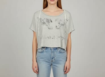 buty na koturnie z futerkiem: Wildfox, Top damski, rozmiar XS — 6