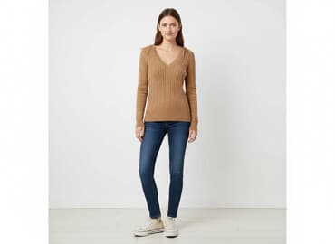 hm sweterki damskie: H&M L.O.G.G., Sweter damski, rozmiar M — 9