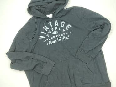 bluzy męskie z fajnymi napisami: Vintage Supply, Bluza z kapturem dla mężczyzn, rozmiar 2XL — 1