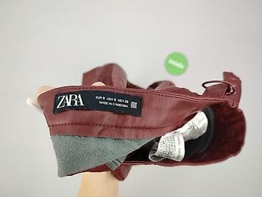 legginsy emo: Zara, Legginsy Ze skóry ekologicznej damskie, rozmiar S — 4