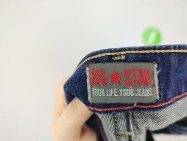 brazowe spodnie woskowane: Jeansy dla mężczyzn, XS — 4