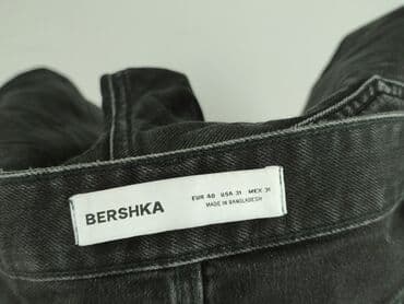 czarne spodnie damskie stradivarius: Bershka, Джинси жіночі, розмір L — 4