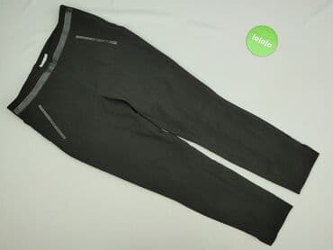spodnie ze sztucznej skóry h m: H&M, Spodnie materiałowe damskie, rozmiar M — 2