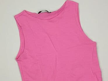 bluzki róża: Sinsay, Top damski, rozmiar S — 1