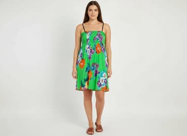 stradivarius zielona sukienka: Sukienka damska, rozmiar S — 5