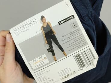 spodnie materiałowe tommy hilfiger: Tom Rose, Spodnie materiałowe damskie, rozmiar S — 4