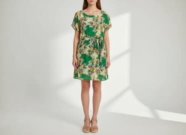 sukienka z haftowanymi kwiatami: Sukienka damska, rozmiar S — 6