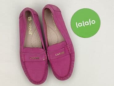 ccc klapki różowe: Carinii, Półbuty damskie, rozmiar 37 — 2