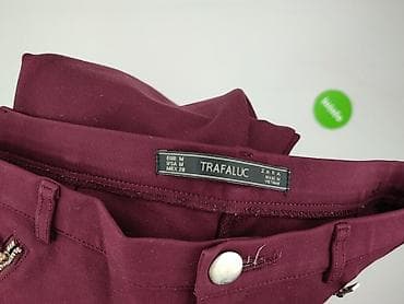 sweter bordo: Zara, Spodnie materiałowe damskie, rozmiar M — 6
