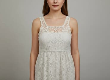 sukienka koronkowa biała boho: New Look, Sukienka damska, rozmiar M — 7