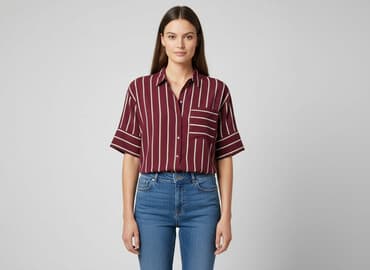 pull and bear golf damski: PULL&BEAR, Women`s shirt, size M — 6