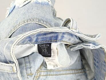 krótkie spodenki damskie jeansowe poszarpane: Shein, Szorty damskie, rozmiar XS — 4