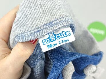 skarpety na gips: Spodnie jeansowe, So cute, 2-3 lat, 92/98, stan - Bardzo dobry — 4