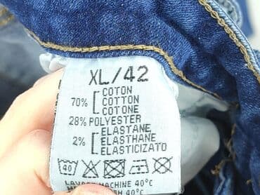 jeansy plus size wysoki stan: Jeansy damskie, rozmiar XL — 5