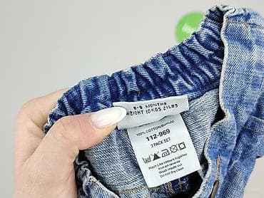 dresy odblaskowe: Spodnie jeansowe, 6-9 miesięcy, stan - Bardzo dobry — 4