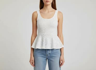 bluzki z baskinką duże rozmiary: Gina Tricot, Top damski, rozmiar XS — 7