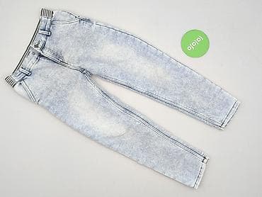 majtki dziewczęce 128: Spodnie jeansowe, Little kids, 7 lat, 122, stan - Idealny — 2