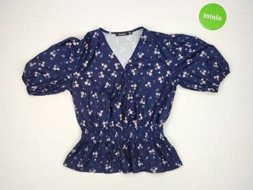 niebieskie sukienki plus size: Boohoo, Bluzka damska, rozmiar S — 2