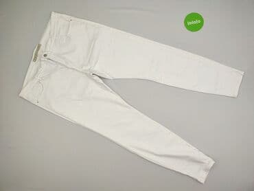 biale szerokie jeansy: Denim Co, Jeansy damskie, rozmiar 4XL — 2