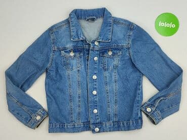 simple sukienki wiosna 2013: Dziecięca kurtka jeansowa, 10 lat, 134-140 cm, Y.F.K., stan - Bardzo dobry — 2