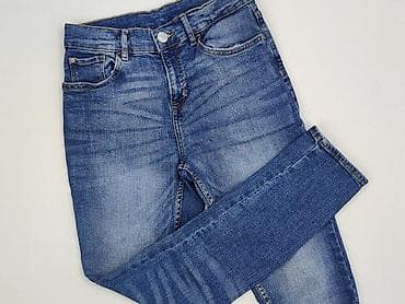 Spodnie jeansowe, H&M, 12 lat, 152, stan - Bardzo dobry