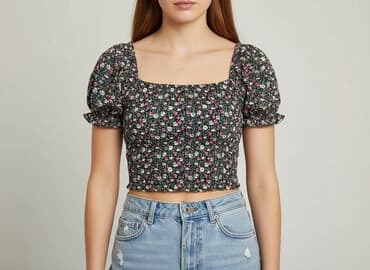 sinsay t shirty damskie: Sinsay, Top damski, rozmiar M — 6