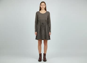 cienka sukienka i kozaki: Women`s dress, size S — 1