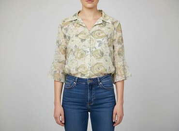 bluzka w kwiaty new yorker: Bluzka damska, rozmiar L — 7